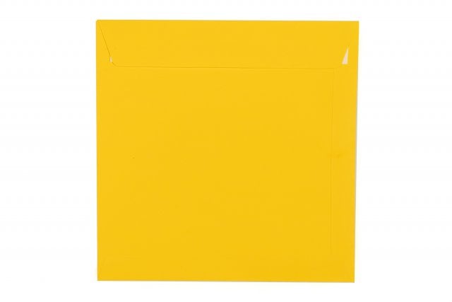 Square envelopes 220x220 mm, yellow