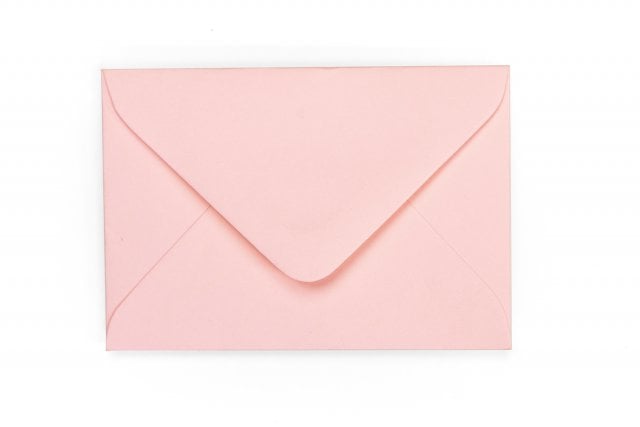 Envelopes 65x94mm, Rose