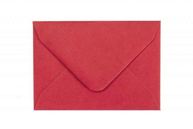 Envelopes 65x94mm, Red