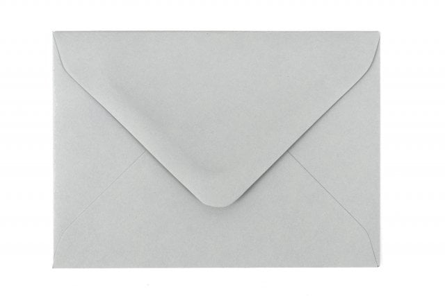Envelopes 65x94mm, Light Grey