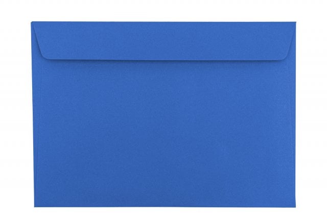 Envelopes DIN C5 adhesive, royal blue