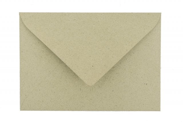 DIN C6 Envelopes, Grass Paper