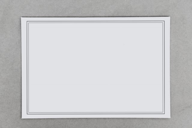 DIN B6 Envelopes, Mourning Border
