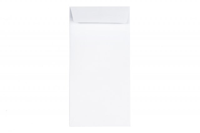 Envelopes DIN long self-adhesive, short-side opening, White