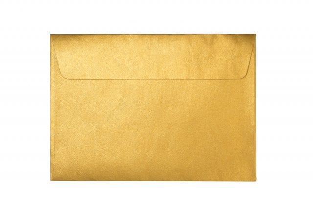 Envelopes DIN B6 self-adhesive, Gold