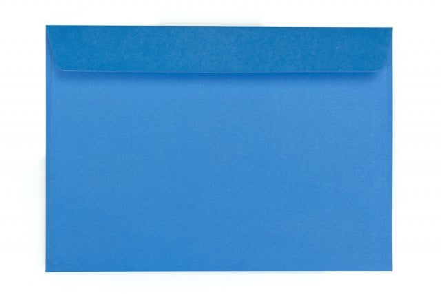 DIN C5 Self-Adhesive Envelopes, Blue Print