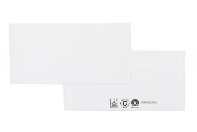 DIN Long+ Envelopes, Recycled White