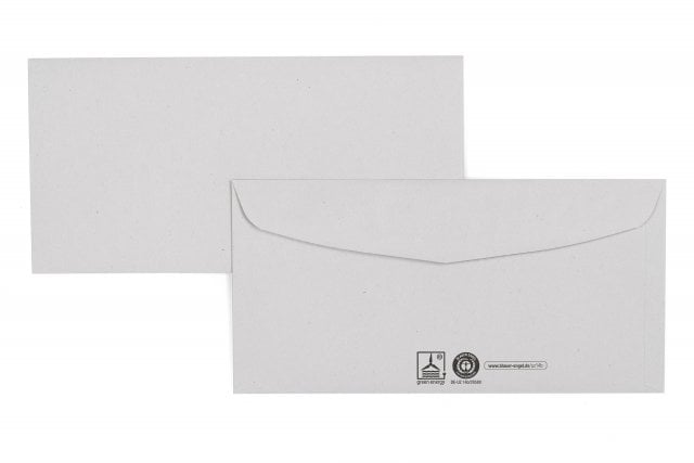 DIN Long+ Envelopes, Recycled Grey