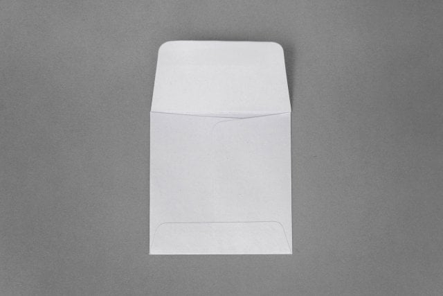 Envelopes, square, 60x60 mm, white