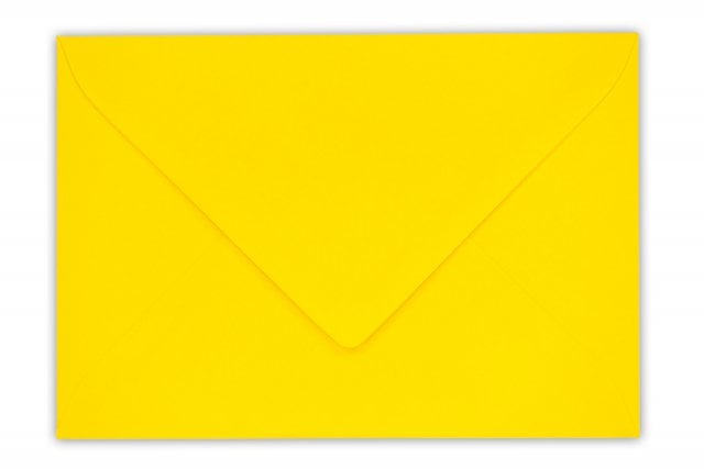 Envelopes DIN C6, Golden Yellow