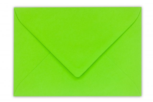 DIN C6 Envelopes, Light Green