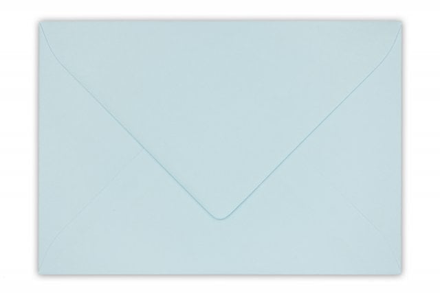 DIN C6 Envelopes, Light Blue
