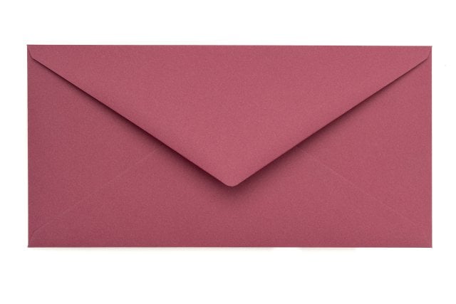 DIN Long Envelopes, Raspberry