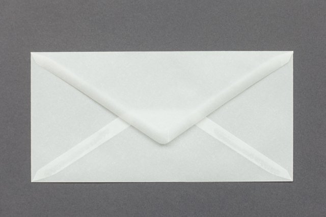 DIN Long Envelopes, Transparent