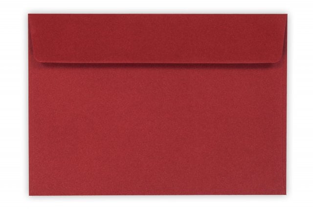 DIN C6 self-adhesive envelopes, Dark Red