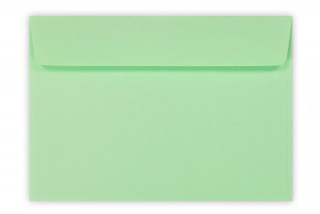 DIN C6 Self-Adhesive Envelopes, Light Green
