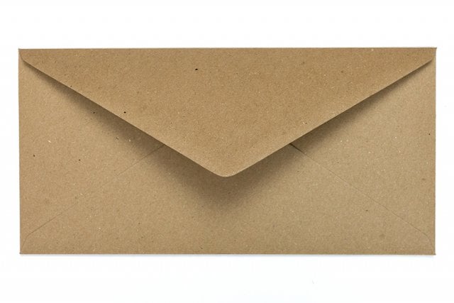 Envelopes DIN long, Kraft paper