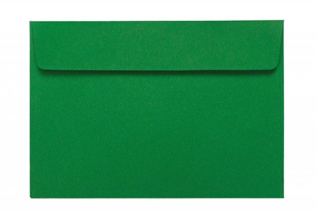 DIN C6 Self-Adhesive Envelopes, Dark Green