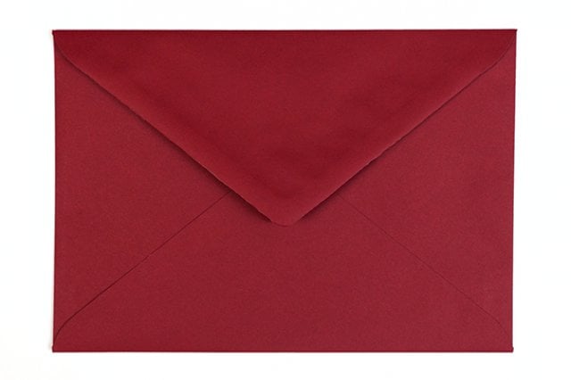 DIN C5 envelopes, Dark Red