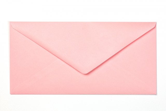 DIN Long Envelopes, Pink