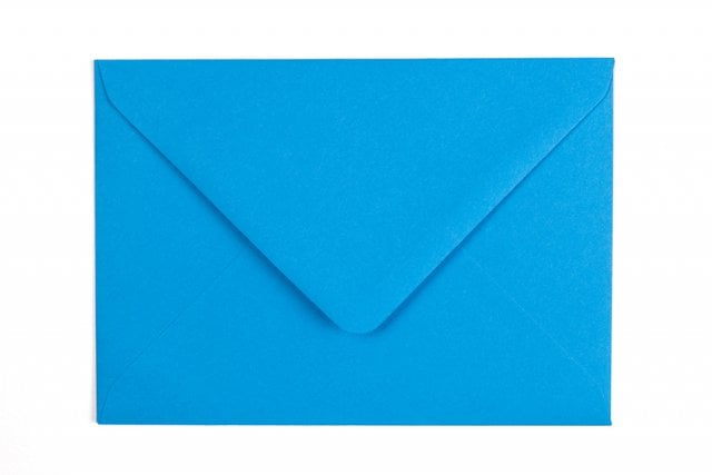 DIN C6 Envelopes, Blue