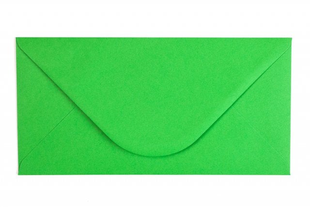 DIN long Envelopes, Green