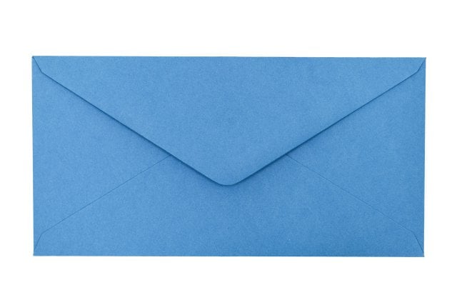 DIN long envelopes, Blue