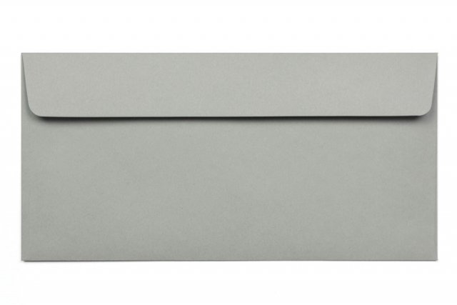 Envelopes DIN long self-adhesive, Grey