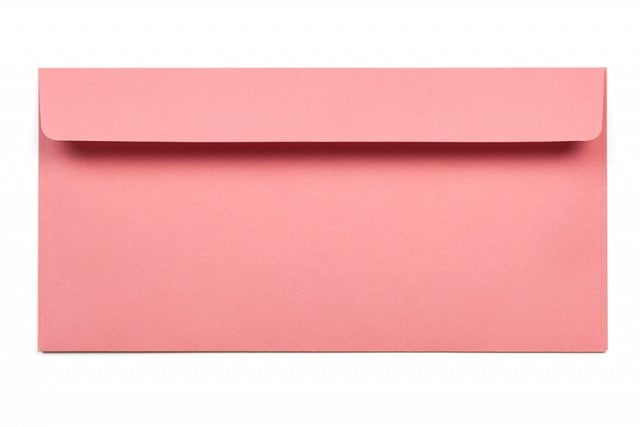 DIN Long self-adhesive envelopes, Pink