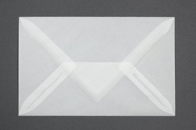 Special Format Envelopes, Transparent
