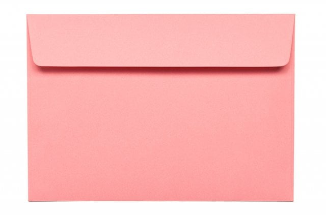 DIN C6 Self-Adhesive Envelopes, Pink