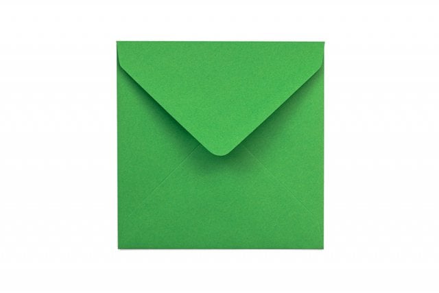 Envelopes Square 130x130 mm, Green