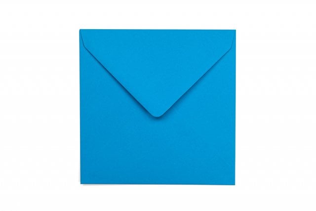 Square Envelopes 155 x 155 mm, Blue