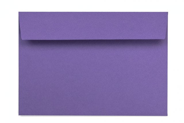 Envelopes DIN C6 self-adhesive, Purple