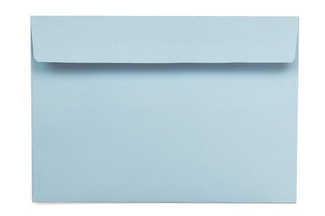 Envelopes DIN C6 self-adhesive, Light Blue