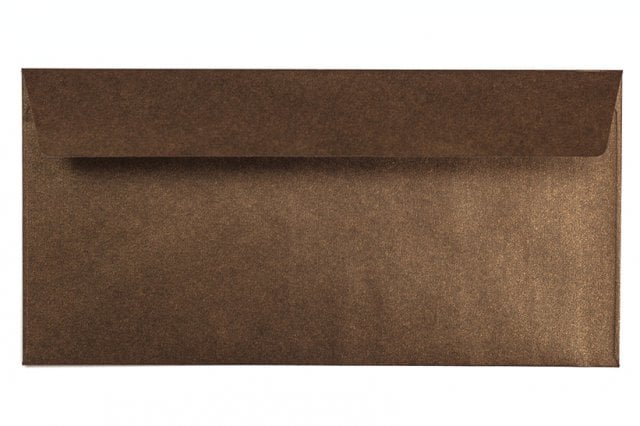 DIN Long Self-Adhesive Envelopes, Bronze
