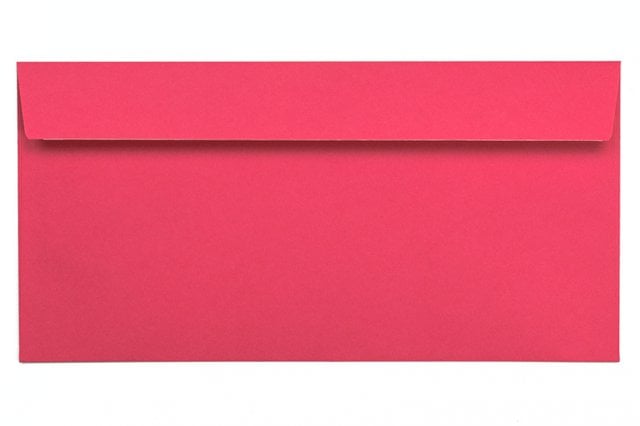 Envelopes DIN long adhesive, pink