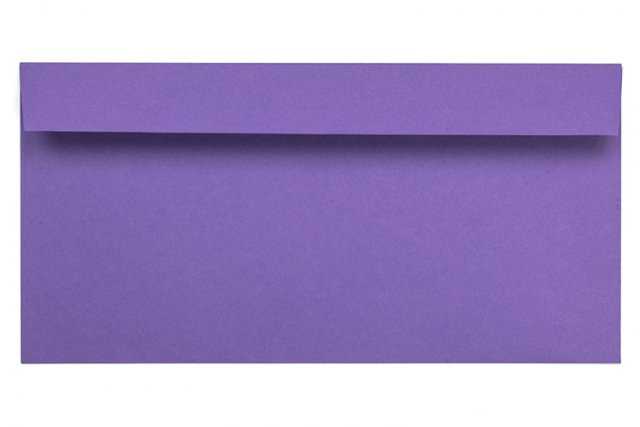 Envelopes DIN long adhesive, purple