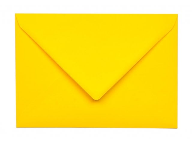 DIN C5 Envelopes, Yellow-Orange