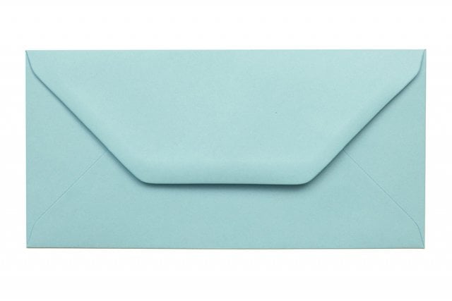 DIN long envelopes, Pastel Blue