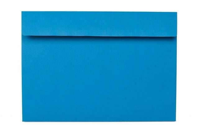 Envelopes DIN C5 adhesive, blue