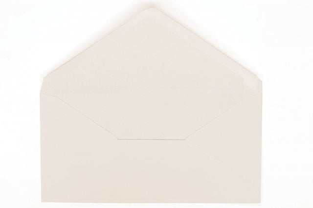 DL Envelopes, Cream-White with lining
