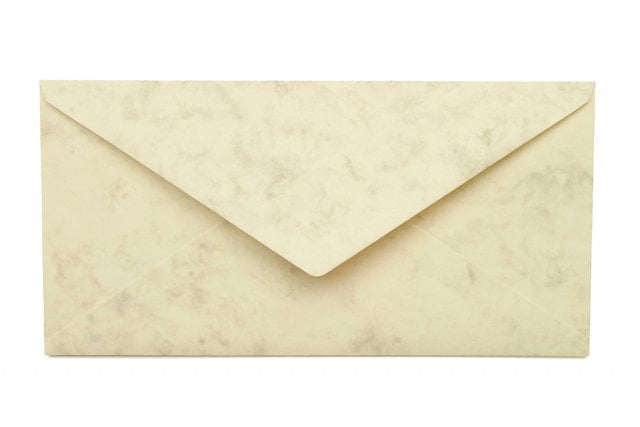 DIN long envelopes, Marbled Cream