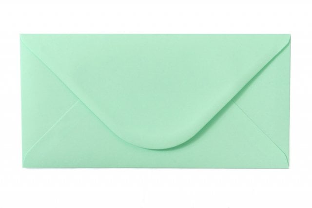 DIN long envelopes, Pastel Green
