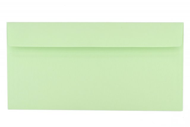 DIN long Self-Adhesive Envelopes, Light Green
