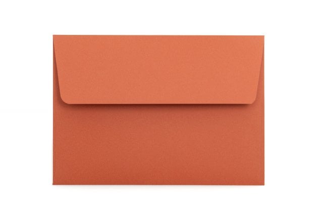 Envelopes DIN C6 self-adhesive, Terracotta