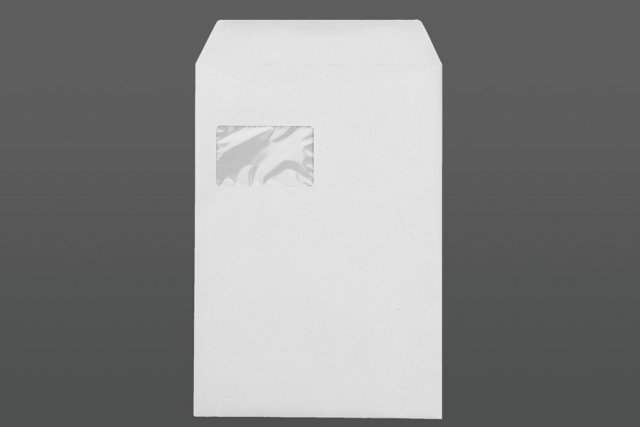 DIN C4 Envelopes, White with Window