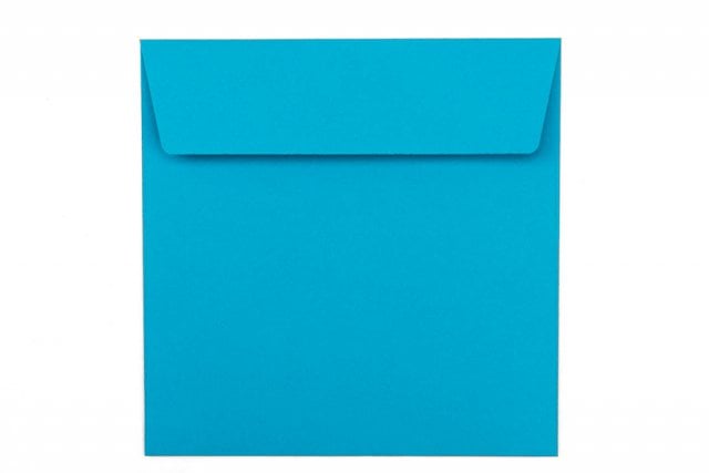 Square envelopes 160x160 mm, blue