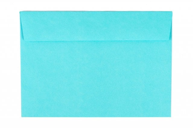 DIN C6 self-adhesive envelopes, Medium Blue