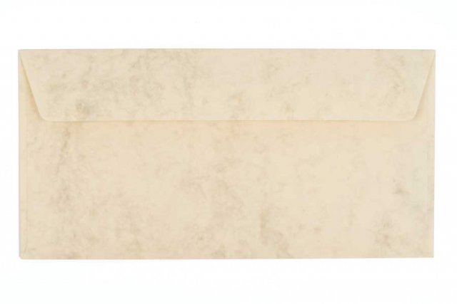 DIN long self-adhesive envelopes, Marbled Cream